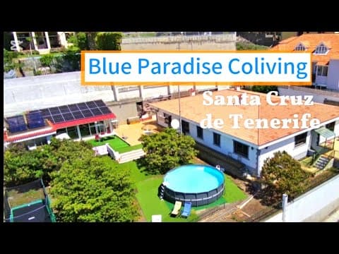 ๐ด Living the Digital Nomad Life in TENERIFE โ Tour of Blue Paradise Coliving + Founder Podcast